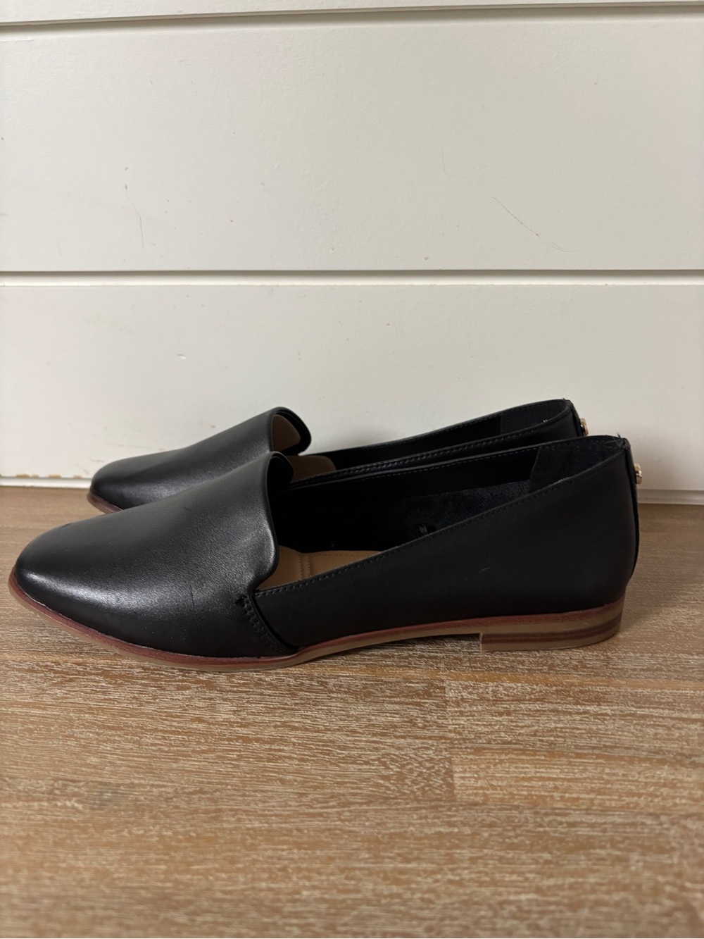 Aldo Leather Flats, Black 10
